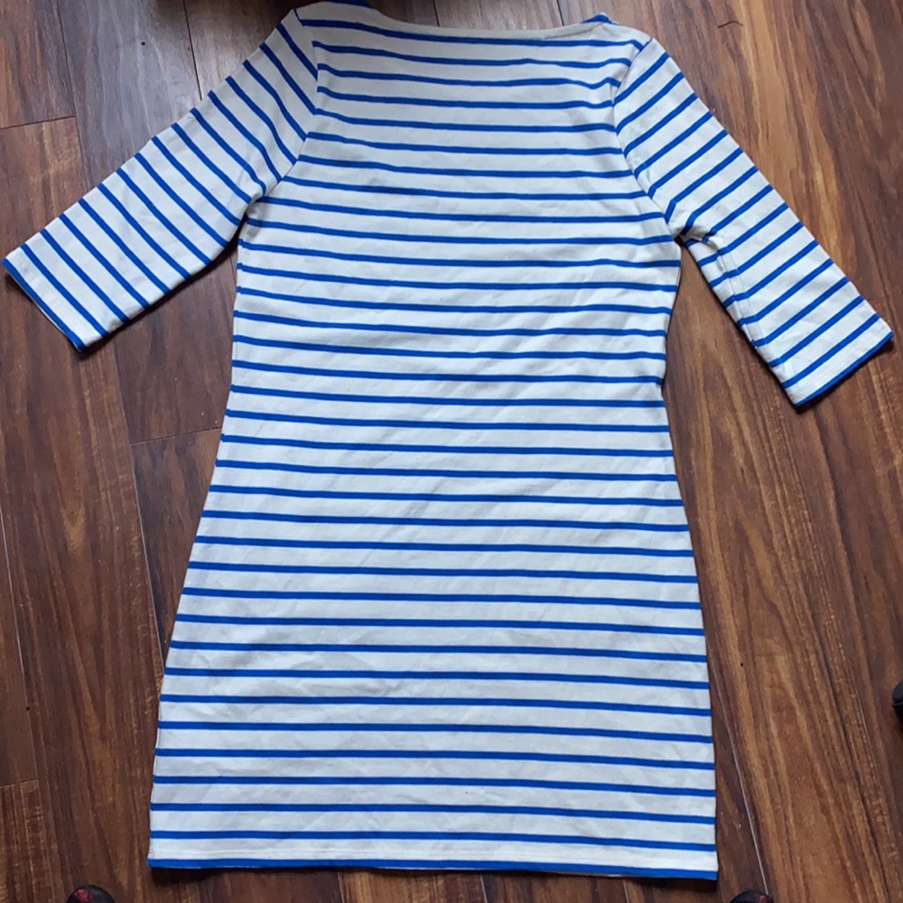 Boden Blue White Stripe Dress w Pockets size 6, 100% cotton. Great condition. ☀️ - Picture 6 of 7